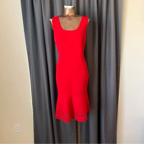 strapless open back dress Meet Me There Sequin Feather Mini Dress - Red, Large | Hazel and Olive